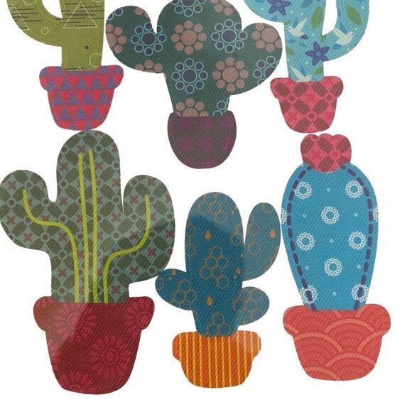Set of 9 cactus Iron on patches NEW - Picture 3 of 6